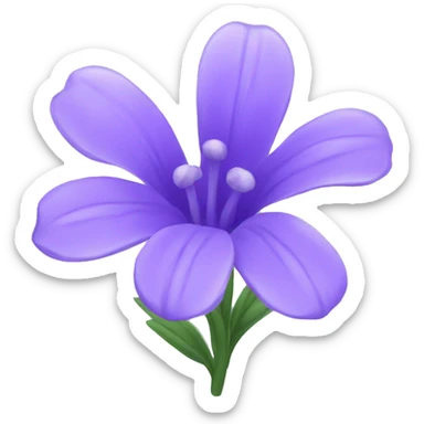 Lavender flower sticker