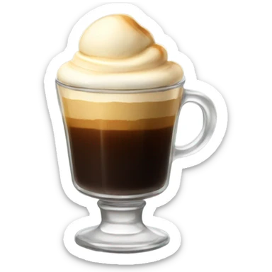 Small Espresso affogato sticker