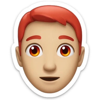 red eyes salut sticker