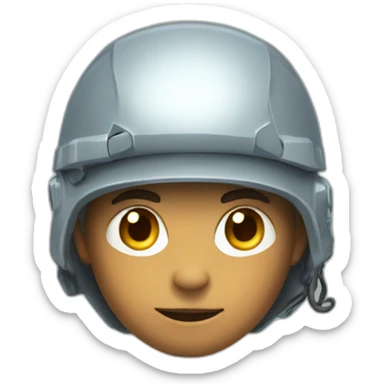 Boy with electric bolts sticker