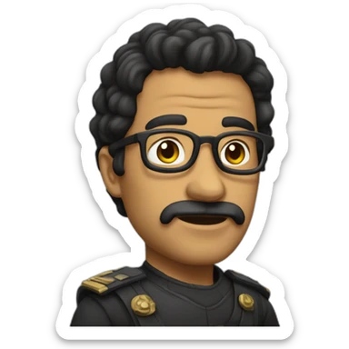 Carlos de vil sticker