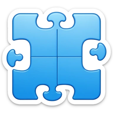 maybe puzzle piece? sticker