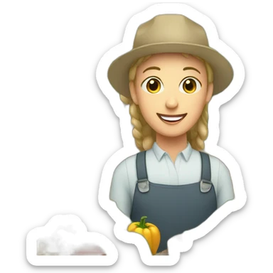 a produce farm sticker