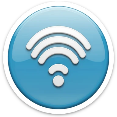 The WiFi symbol sticker