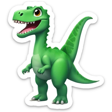 Dinosaure en tutu sticker