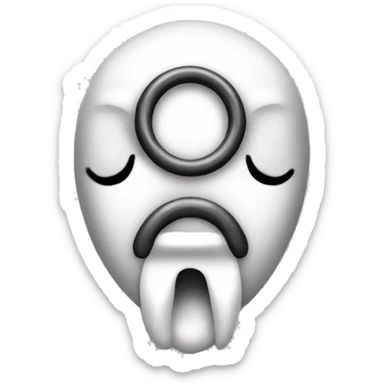 Captive bead septum sticker