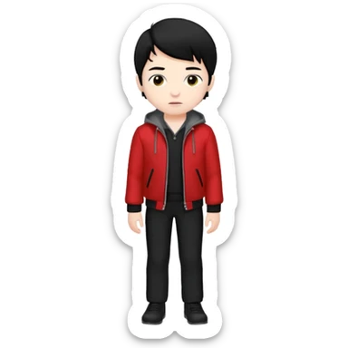 Boyfriend from fnf sticker
