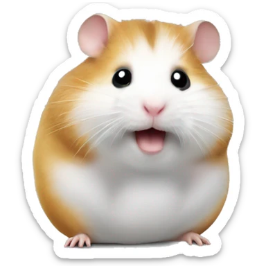 hamster Vaping big vaporizer sticker