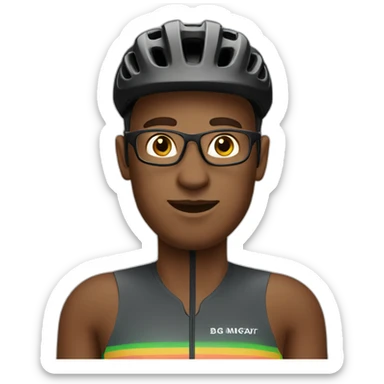 cyclist-big-calf sticker