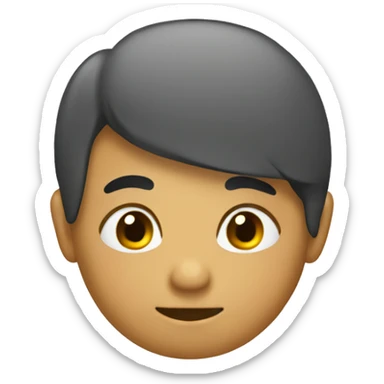 un pato con pelo sticker