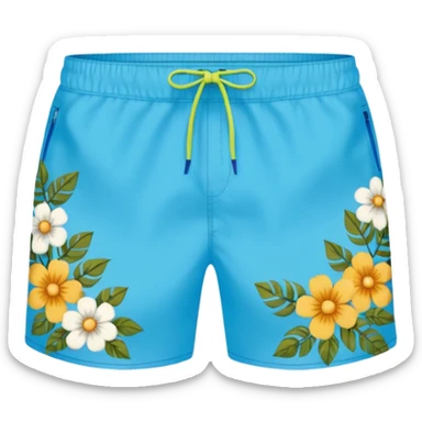 Swim shorts sticker