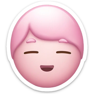 rosado bajito cute  sticker