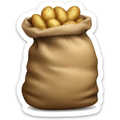 sack of potatoes sticker