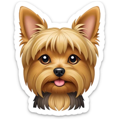 Perro yorkie terrier sticker