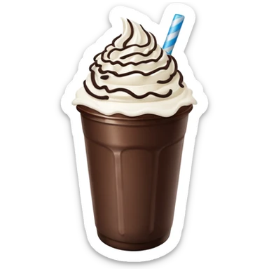 Oreo milkshake in a takeaway cup from Locke Burger Limerick sticker