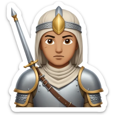 A Muslim warrior sticker