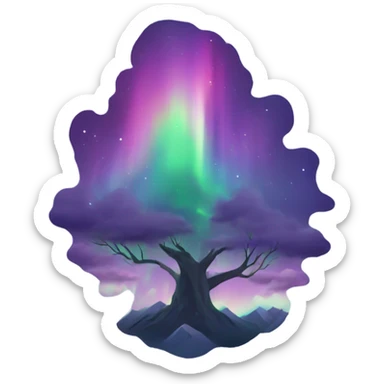 Aurora Borealis sticker