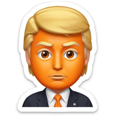 make a crypto donald trump emojie sticker