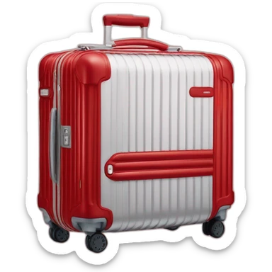 Essential Cabin luggage Red rimowa sticker