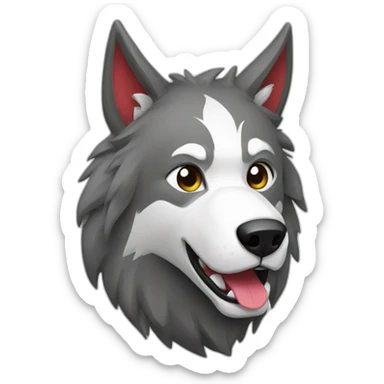 Lobo voley sticker