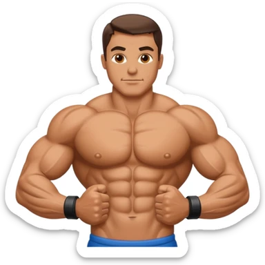 chest | pectoral | bodybuiding sticker