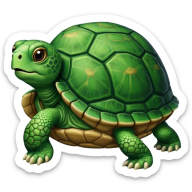 très vieille tortue sticker