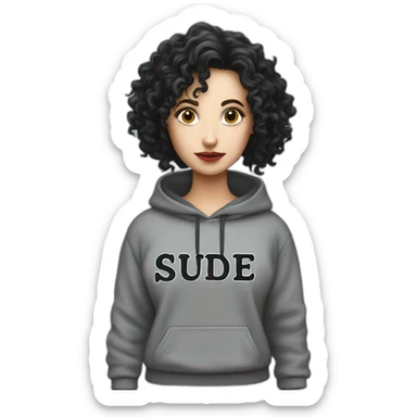 Bellatrix Lestrange wears a Sweatshirt with the word Sude on it sticker