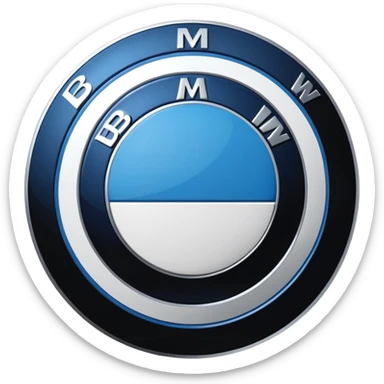 BMW emoji logo  sticker