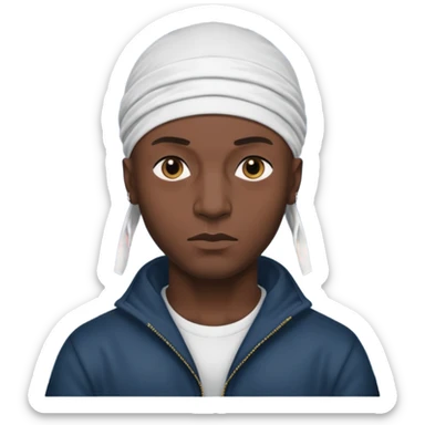 Shot on his head gangsta sticker