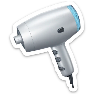Hairdryer bathroom  sticker