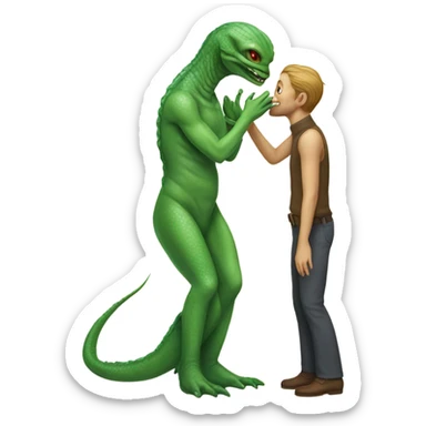 https://www.emojis.com/emoji/man-2JXaa2N7QE9  hugs and kissing https://www.emojis.com/emoji/a-reptilian-alien-white-woman-full-body-vGduQjTCYFz sticker