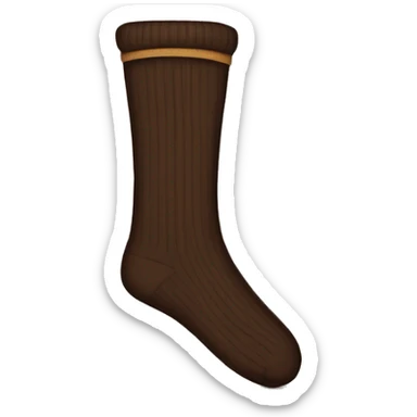 brown socks sticker