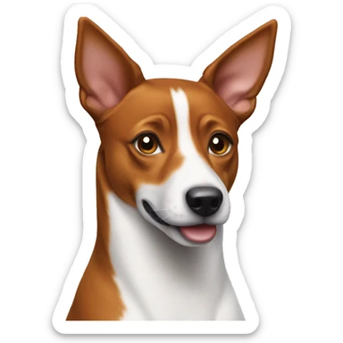 Basenji dog  sticker