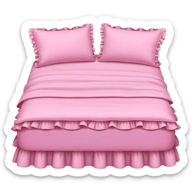 pink bedding sticker