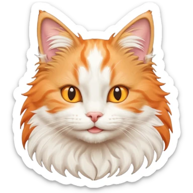 chat qui dit bonjour sticker