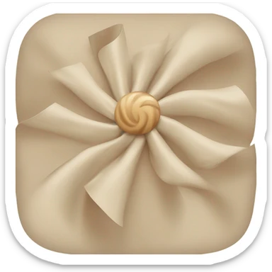 Beige wind gust sticker