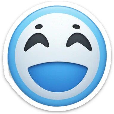 blue circle with a white checkmark in it sticker