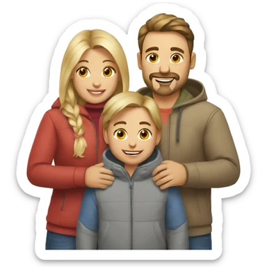 The year of the family 2024 family Russian sticker