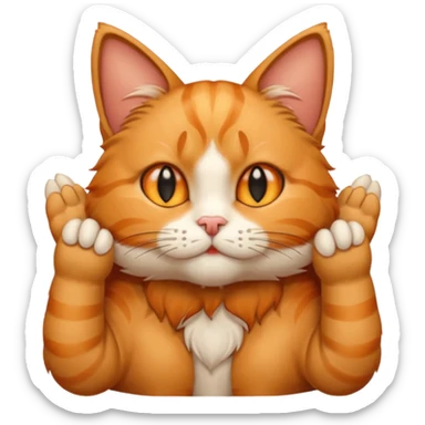 hear-no-evil cat sticker