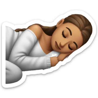 Ariana Grande sleeping sticker