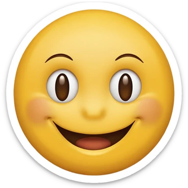 A smiley with half yellow and half brown face smiling. HALF. Hallf of its face is yellow on one side. The other is brown sticker
