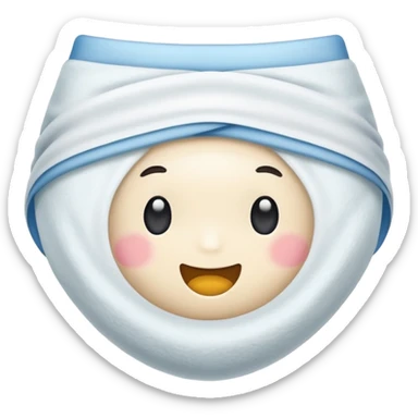 nappy - more simple sticker