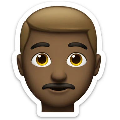 heavy side eye sticker