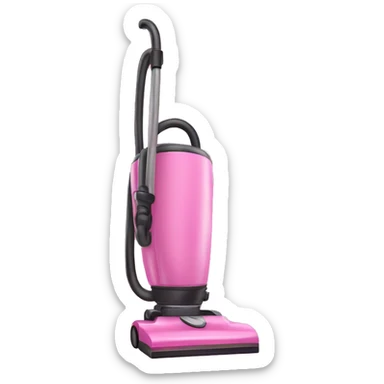Pink vacuum  sticker