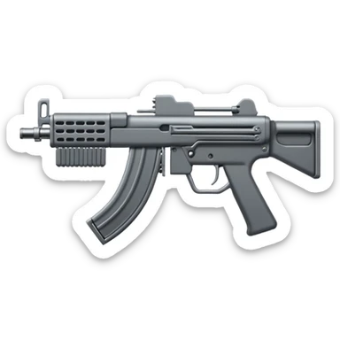 machinegun sticker