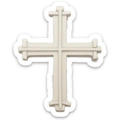 Cross sticker