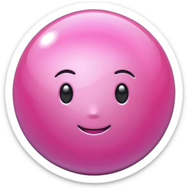 pink girly chrome internet sticker