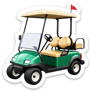 Club car golf cart sticker