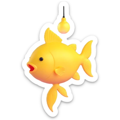 Babel fish translator from Hitchhiker's Guide sticker