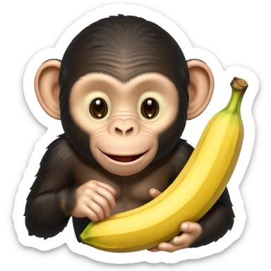 Chimpanzini bananini sticker